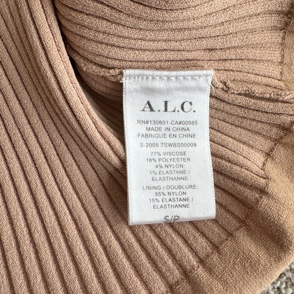 A.L.C Stretchy Bodysuit Tank Top. Excellent Condition. Size S. NUDE - Picture 4 of 5